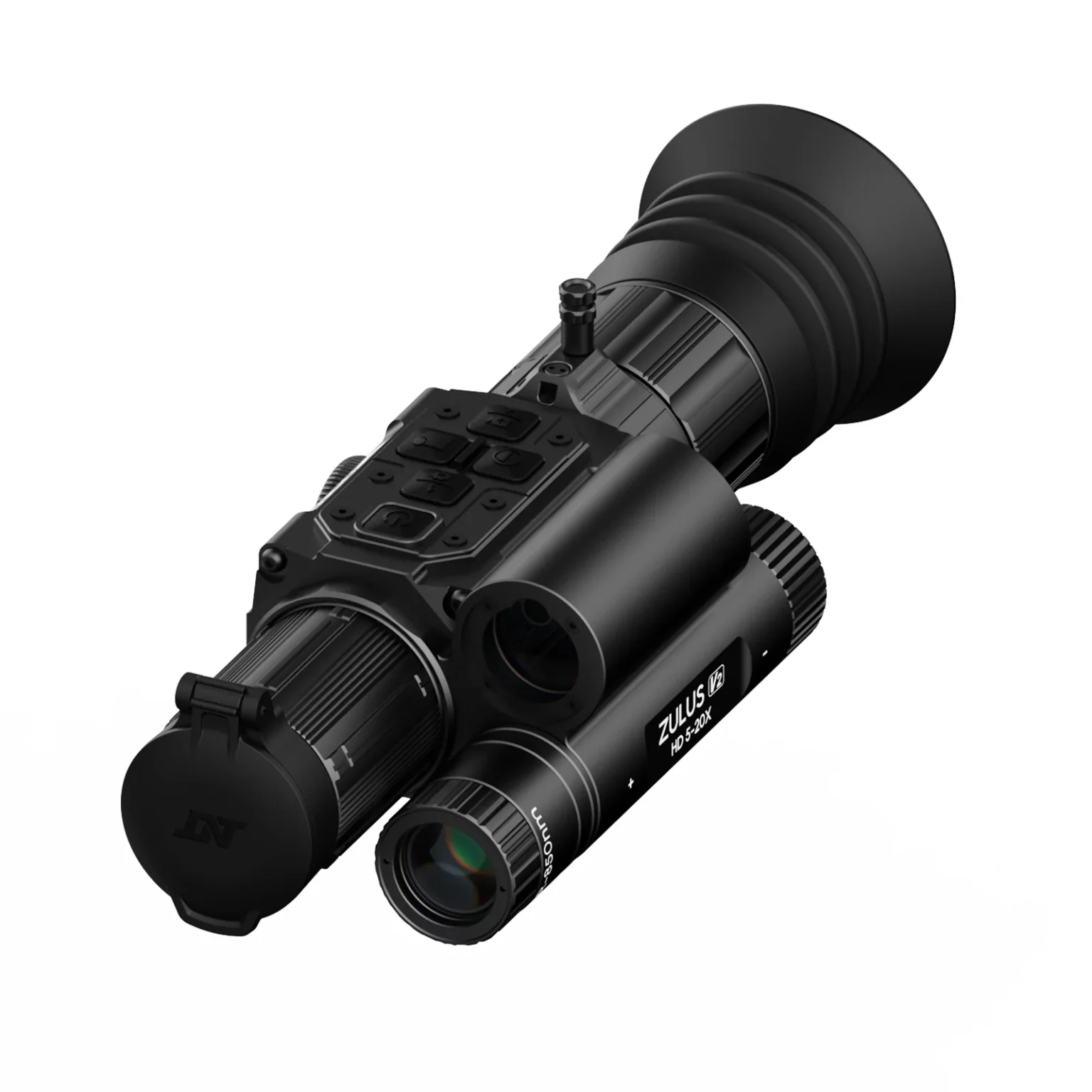 DNT ZULUS HD V2 5-20X Digital Night Vision Scope With Laser Rangefinder, Ballistic Calculator, Charger and Batteries - Image 3
